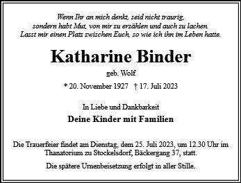 Katharine Binder