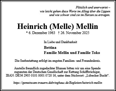 Heinrich Mellin