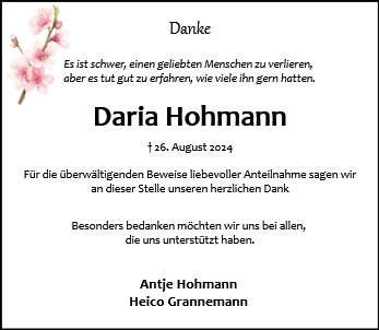 Daria Hohmann