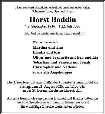 Horst Boddin