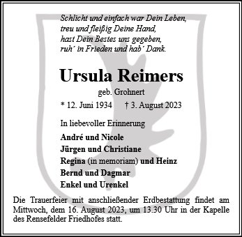 Ursula Reimers