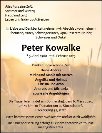 Peter Kowalke