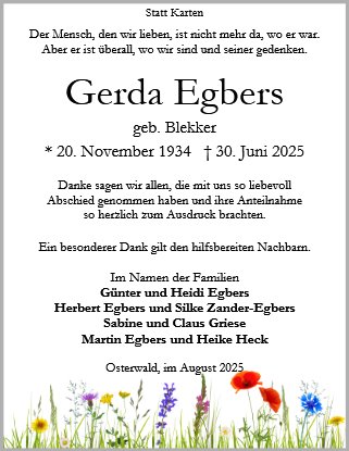 Gerda Egbers
