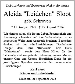 Aleida Sloot