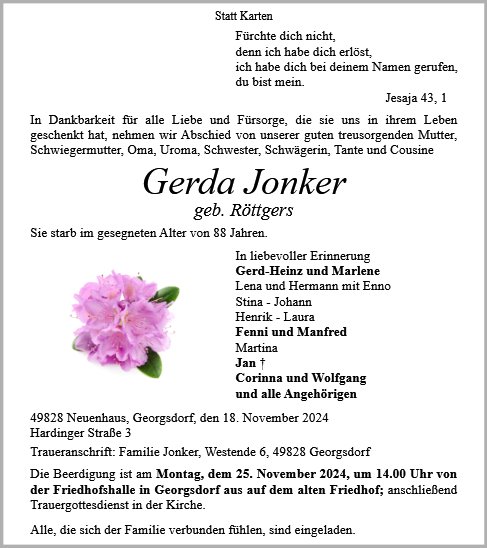 Gerda Jonker