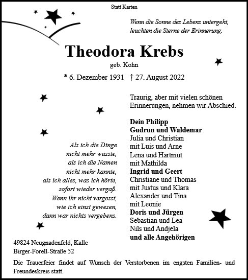 Theodora Krebs