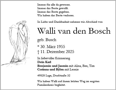 Walli van den Bosch