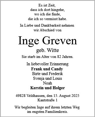 Inge Greven