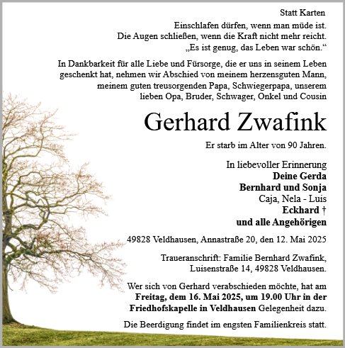 Gerhard Zwafink