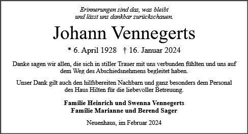 Johann Vennegerts
