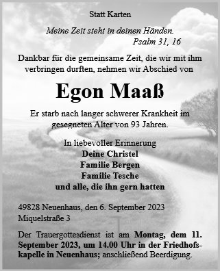 Egon Maaß