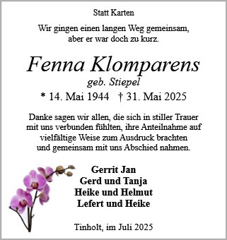 Fenna Klomparens