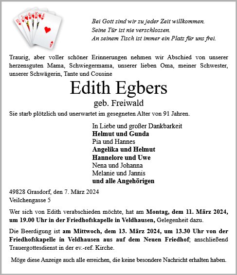 Edith Egbers