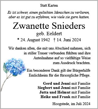 Zwanette Snieders