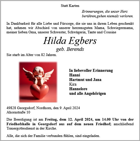 Hilda Egbers
