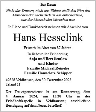 Hans Hesselink