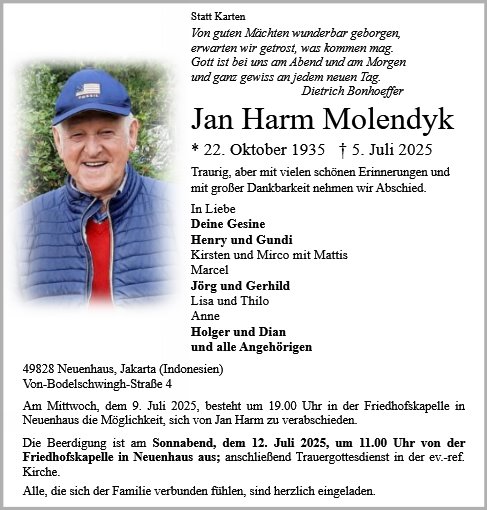 Jan Harm Molendyk