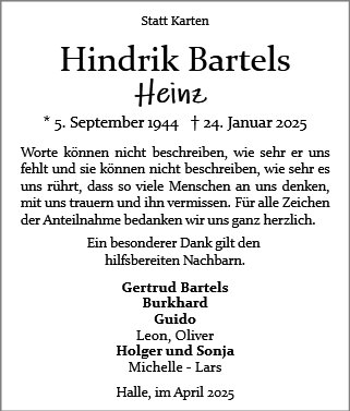 Heinz Bartels