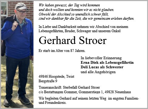 Gerhard Stroer