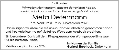 Meta Determann