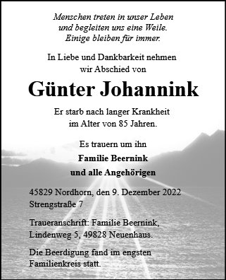 Günter Johannink