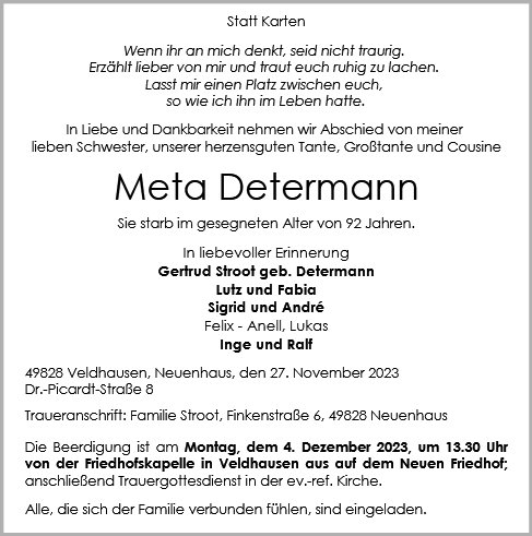 Meta Determann
