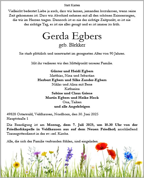 Gerda Egbers