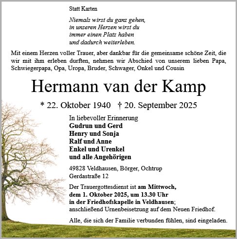 Hermann van der Kamp