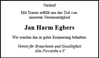 Jan Harm Egbers