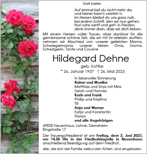 Hildegard Dehne