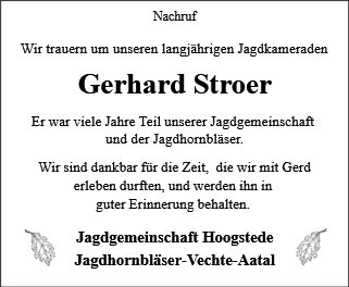 Gerhard Stroer