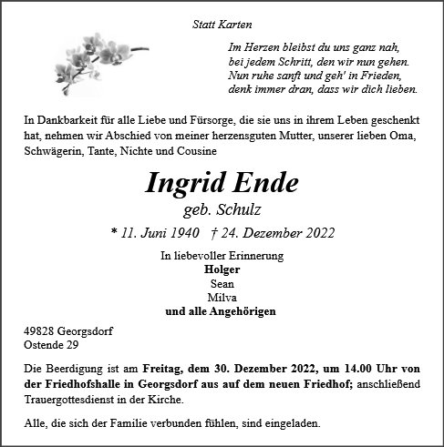 Ingrid Ende