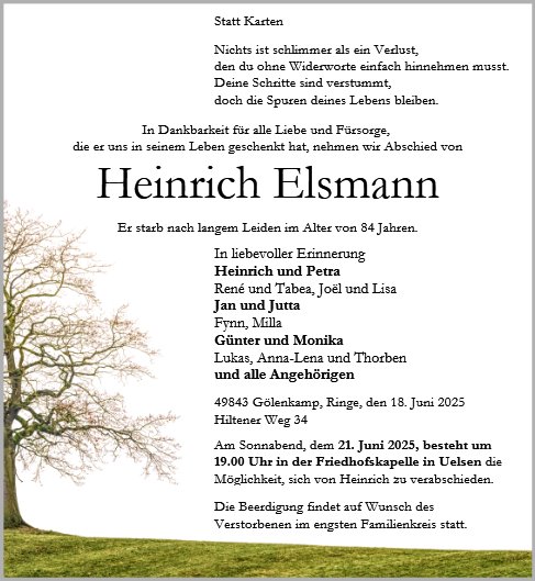Heinrich Elsmann