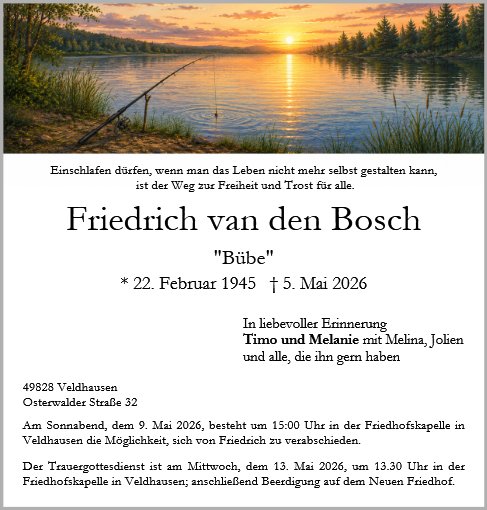 Friedrich van den Bosch