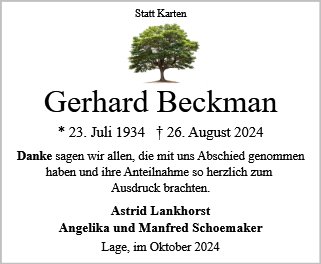 Gerhard Beckman