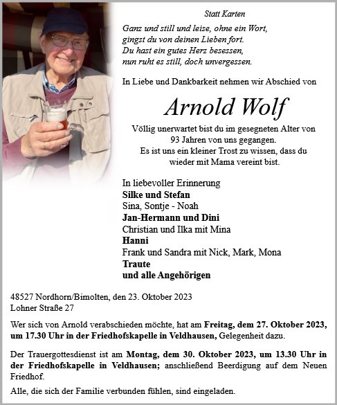 Arnold Wolf