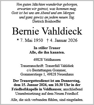 Bernie Vahldieck