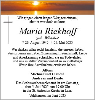 Maria Riekhoff