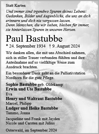 Paul Bastubbe