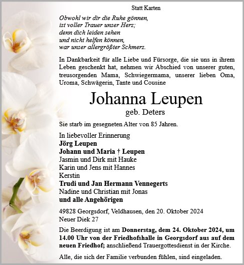 Johanna Leupen