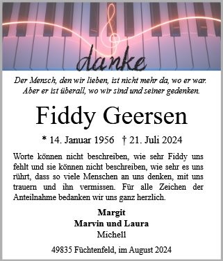 Fiddy Geersen