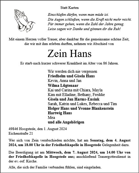 Zein Hans