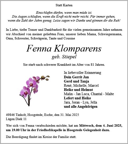 Fenna Klomparens