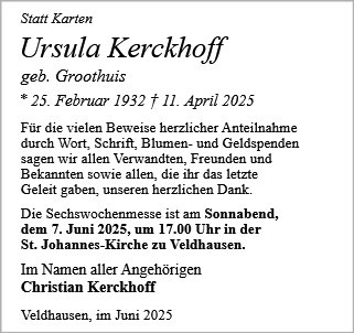 Ursula Kerckhoff