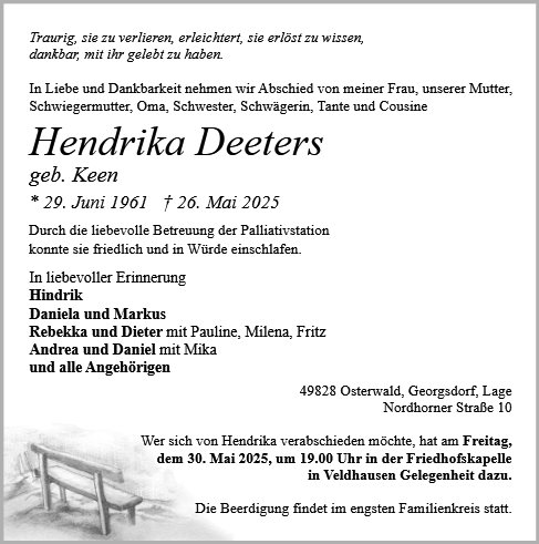 Hendrika Deeters