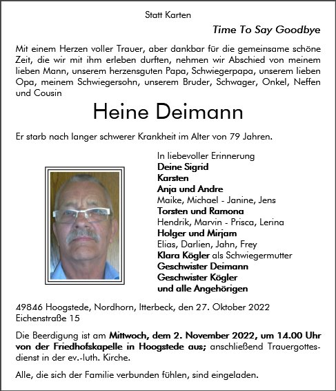 Heinrich Johann Deimann