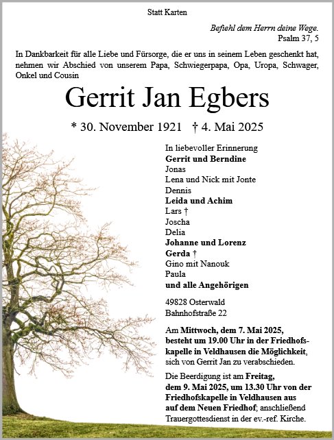 Gerrit Jan Egbers