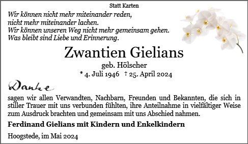 Zwantien Gielians