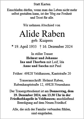 Alide Raben