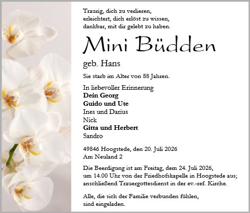 Mini Büdden